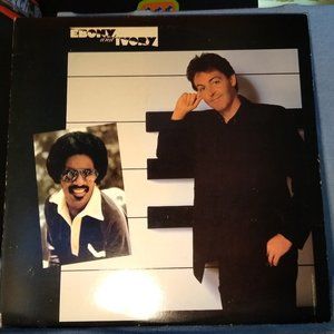 Paul McCartney Stevie Wonder Ebony and Ivory 1982 Single Vinyl record